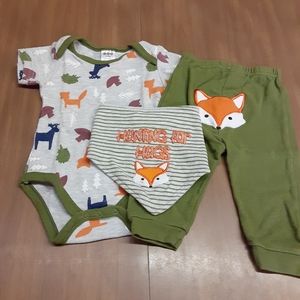 CJP 3 piece set bodysuit, pants and bib